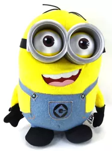 Deluxe Minion Dave mit aufklappbaren leuchtenden Augen sprechendes Plüsch Despicable Me 3 FUNKTIONIERT - Bild 1 von 6