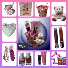 Gift Basket Set For Girls Teens 19 pc - Makeup, Lotion, Hair, Notepads, Bear etc