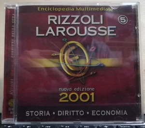 ENCICLOPEDIA MULTIMEDIALE RIZZOLI LAROUSSE 2001 - 5 STORIA DIRITTO ECONOMIA  - Picture 1 of 6