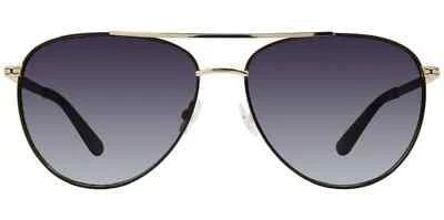 Nuevas gafas de sol Juicy Couture JU621GS 0807 90 marco de metal negro gris degradado Foto 1 de 4