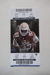 Boleto completo Texas Longhorns vs TCU Horned Frogs 25/11/2016 - Imagen 1 de 1