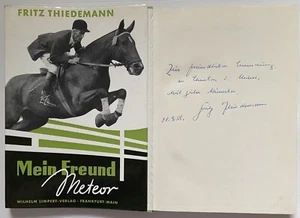 Fritz Thiedemann signiert Reiten Pferde Original Unterschrift Autogramm Signed - Bild 1 von 1