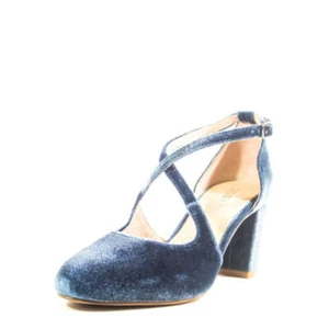 Chelsea Crew Oren Heels BLUE New - Picture 1 of 2