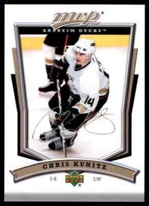 2007-08 Upper Deck MVP Chris Kunitz #107