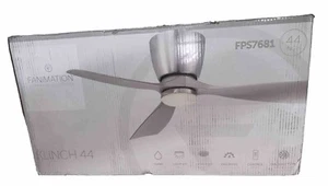 Fanimation Klinch 44" Ceiling Fan/LED Light Kit, White/Opal Frosted - FPS7681MW - Picture 1 of 1