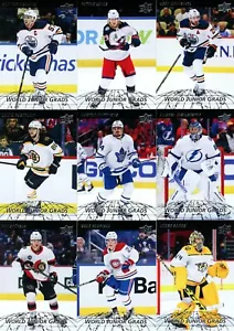 U PICK EM LOT 2022-23 22-23 Upper Deck UD Series 2 WORLD JUNIOR GRADS card set - Picture 1 of 1