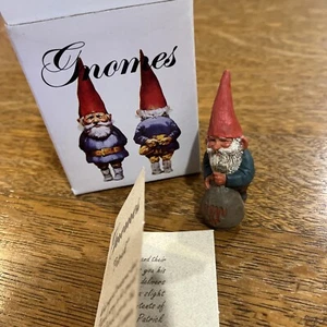 Klaus Wickl Gnome Patrick 1993 Enesco In Box Fairy Garden - Picture 1 of 8