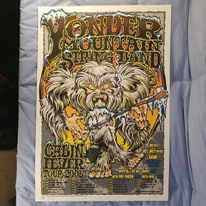 2005 Cabin Fever Winter YONDER MOUNTAIN STRING BAND Jeff Wood Print Poster YMSB - Picture 1 of 6