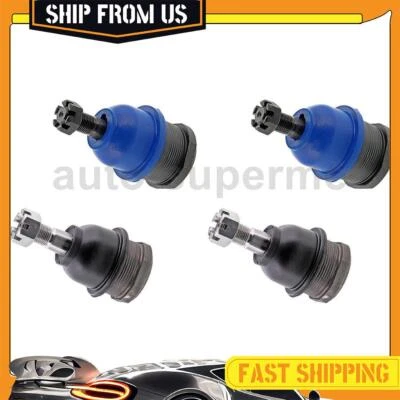 4x rótulas inferiores superiores delanteras para Dodge B1500 3,9 L 1995-1998 Foto 1 de 4