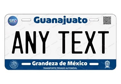 Guanajuato Mexico 20 Customized License Plate Novelty Auto ATV Motor bicycle etc - Image 1 of 4