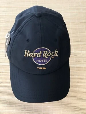 NUEVO CON ETIQUETAS Hard Rock Hotel Tulsa Sombrero Negro con Correa Unisex Pukka ENVÍO GRATUITO Foto 1 de 4