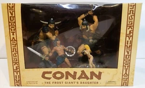 Conan The Frost Giant's Daughter 4-Piece Set PVC Figures - Picture 1 of 6