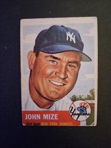 1953 Topps - #77 Johnny Mize