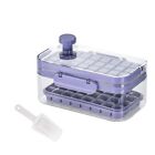 Ice Tray Pressed Ice Storage Box Freezer Square Ice-Cube Mold with Lid Home5774