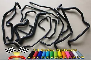 For Renault Super 5 GT Turbo Phase 2 Silicone Water/Coolant Hose BLACK - Picture 1 of 4