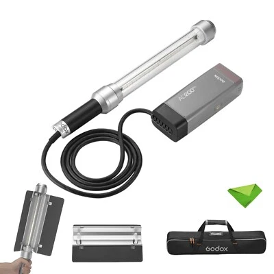 Godox AD-S200 Stick Flash Head 200Ws Light Tube Flash+Barndoor fr AD200/AD200Pro - Bild 1 von 4