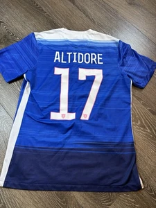 NIKE Jozy Altidore #17 USA NATIONAL TEAM Soccer Away Jersey Shirt Mens Medium - Picture 1 of 8