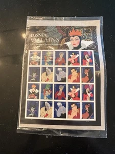 Stamps! Good con US Disney Villains Pane of 20 Forever Stamps Scott# 5222a (MNH) - Picture 1 of 4