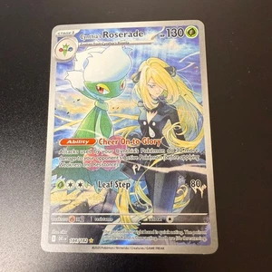 Pokemon Cynthia's Roserade - Destined Rivals Illustration Rare 184/182 - Picture 1 of 10