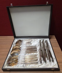 60er Silber Besteck Hutschenreuther CFH 60 für 6 Personen im Koffer #456 - Bild 1 von 3