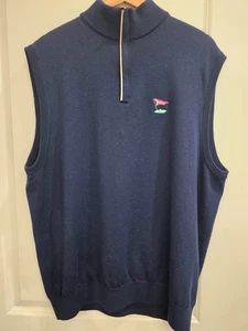 🌟 Ralph Lauren Polo Golf Herren Weste - dunkelblau Strick - L.A.C.C. Logo - XXL ⛳ - Bild 1 von 10