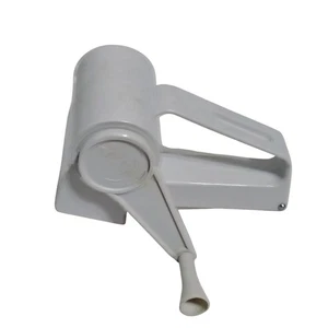 White Rotary Grater Manual Cheese Shredder Kitchen Tool with Crank Handle - Picture 1 of 7