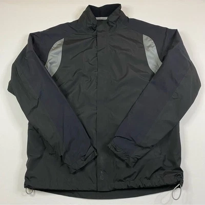 Chaqueta cortavientos Sunice Typhoon para hombre mediana negra con cremallera atlética Gorpcore Foto 1 de 4