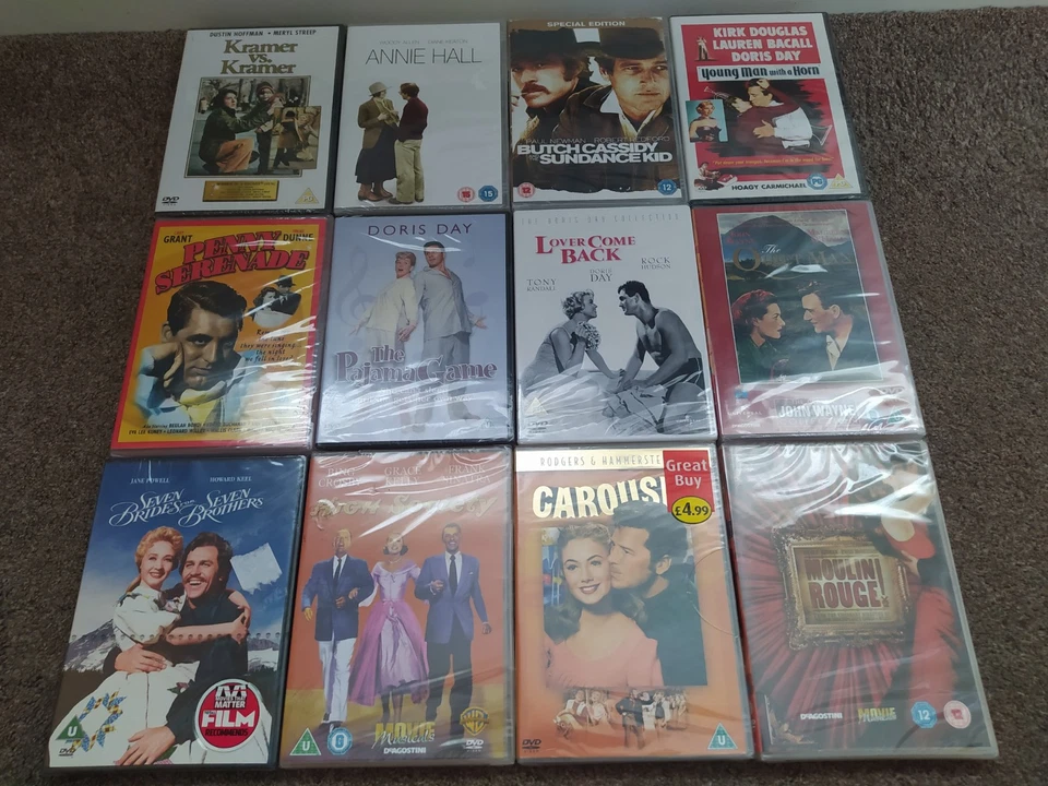 DVD Bundle NEW & Sealed Classic Films Drama/Romance/Musicals - Image 1 of 1