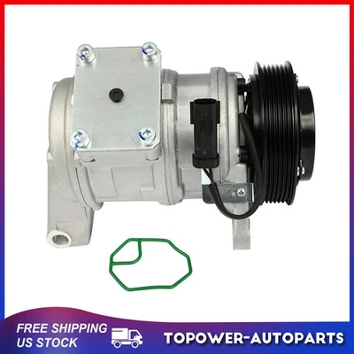 A/C AC Compressor For Dodge Caravan Chrysler Plymouth Voyager 1996-1999 2000 - Image 1 of 4