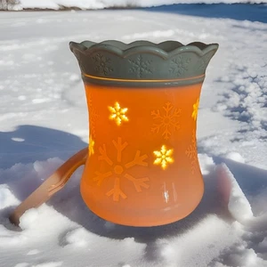SCENTSY "BLIZZARD" FULL SIZE WAX OIL MELT WARMER - RETIRED - Used In Box - Picture 1 of 6