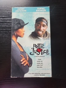 Poetic Justice vhs Rare Cover Tupac Janet Jackson - Picture 1 of 3