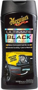 Meguiars Car Black Plastic Restorer Fluid 12 oz Ultimate Trim Protect Restore US - Picture 1 of 8
