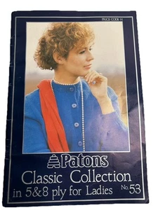 Patons Knitting Pattern Bk No. 53 Classic Collection 5 Ply, 8ply, 12ply - Picture 1 of 16