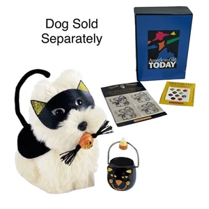 American Girl Today DISFRAZ DE PERRO COCO GATITO Halloween Capa Calabaza Cubo ¡CAJA! - Imagen 1 de 8