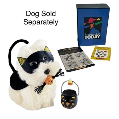 American Girl Today DISFRAZ DE PERRO COCO GATITO Halloween Capa Calabaza Cubo ¡CAJA! Foto 1 de 4
