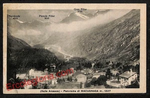 ak5182 - CARTOLINA D'EPOCA - Verbania Provincia - Macugnaga - Imagen 1 de 1