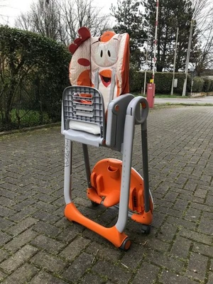 CHICCO – Seggiolone Pappa Polly 2 Start - misure 83,5 x 54,8 x H da 88 a 107 - Immagine 1 di 4