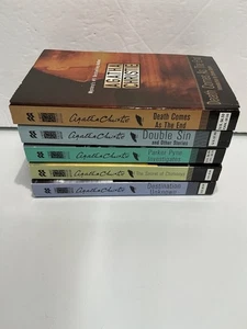 Lot of 5 Agatha Christie Vintage Paper Back Books Mystery Crime Detective - Bild 1 von 4