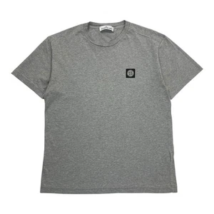 Stone Island T-Shirt Grey Compass Logo Short Sleeve Tee Top Size Large L - Picture 1 of 5