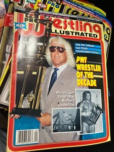 PWI Pro Wrestling Illustrated Magazine WWF WCW - April 1990 - Ric Flair Rhodes - Picture 1 of 3