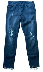 Mother Jeans Looker Ankle Snippet Black Distressed Damen Gr. 29 Distressed - Bild 1 von 8