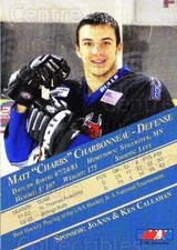 2003-04 Billings Bulls #9 Matt Charbonneau