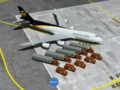 Modelos Jetset UPS escala 1:400 5x semirremolques 5x camiones de reparto Foto 1 de 4