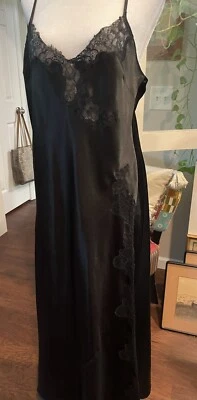 Vtg Oscar De La Renta Pink Label Sz Lg Black Whimsygoth Hollywood Glamour - Image 1 of 4