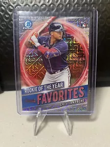 Cristian Pache 2021 Bowman Chrome Rookie Of The Year Favorites Mojo #RRY-CP - Picture 1 of 2