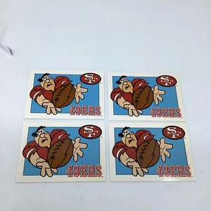 1993 Cardz Flintstones NFL San Francisco 49ers Prototype Football Card #6 PROMO - Picture 1 of 2