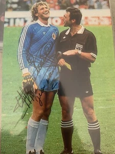 Jean Marie Pfaff Signed A4 Photo With COA Belgium 2 - Picture 1 of 1
