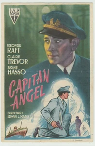 Johnny Angel 1945 Spanish Movie Herald - George Raft - Picture 1 of 2