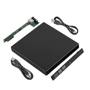 12.7mm DVD Drive Enclosure SATA Internal CD RW Burner to USB Case Mounting Caddy - Picture 1 of 8
