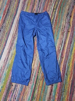 Vintage 90s Patagonia Kids Youth Nylon Belted Hiking Rain Pants Size 12 26x25.5 - Image 1 of 4
